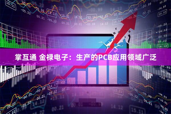 掌互通 金禄电子：生产的PCB应用领域广泛